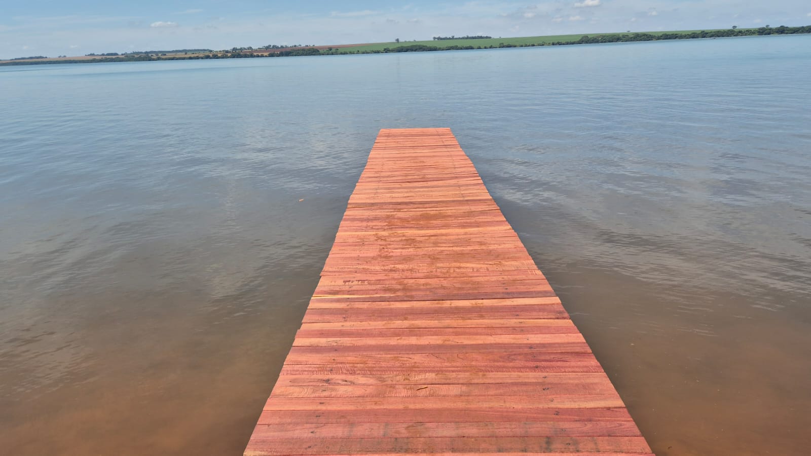 Píer de acesso ao Rio Grande no Náutico Cartagena
